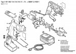 Bosch 0 601 932 7B2 GBM 7,2 VES-1 Cordless Drill 7.2 V / GB Spare Parts GBM7,2VES-1